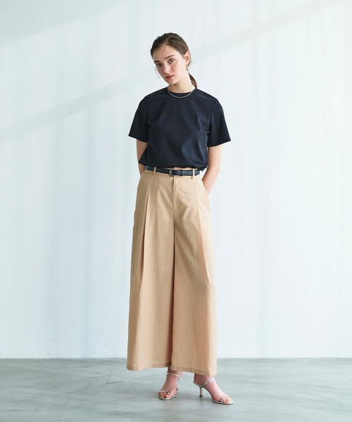 N.O.R.C（ノーク）の「【マルチファンクション】Tシャツ（Tシャツ/カットソー・レディース・ピンク/ダークブラウン/ブラック/サックスブルー/オフホワイト/チャコール・S/M）」の20枚目の写真