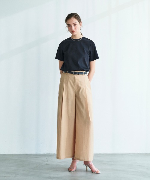 N.O.R.C（ノーク）の「【マルチファンクション】Tシャツ（Tシャツ/カットソー・レディース・ピンク/ダークブラウン/ブラック/サックスブルー/オフホワイト/チャコール・S/M）」の21枚目の写真