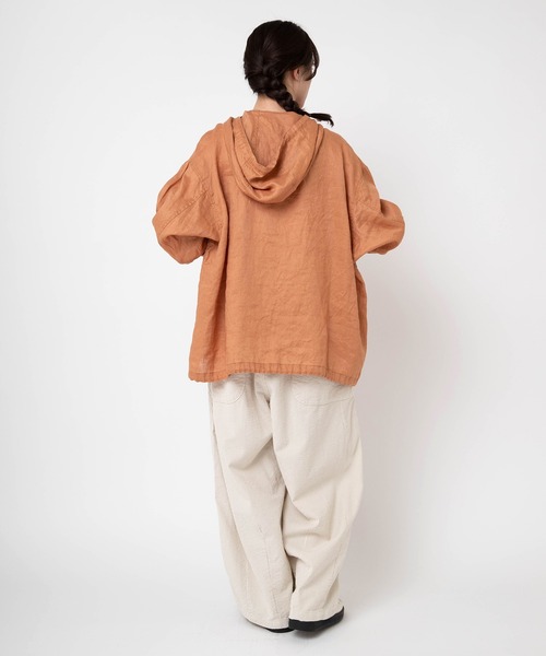 URCH RNA（アーチ アールエヌエー）の「R4450 ストライプのギャルソンパンツ（その他パンツ・レディース・ブラック×ホワイト/ブラウン系その他/グレー×ホワイト・FREE）」の7枚目の写真