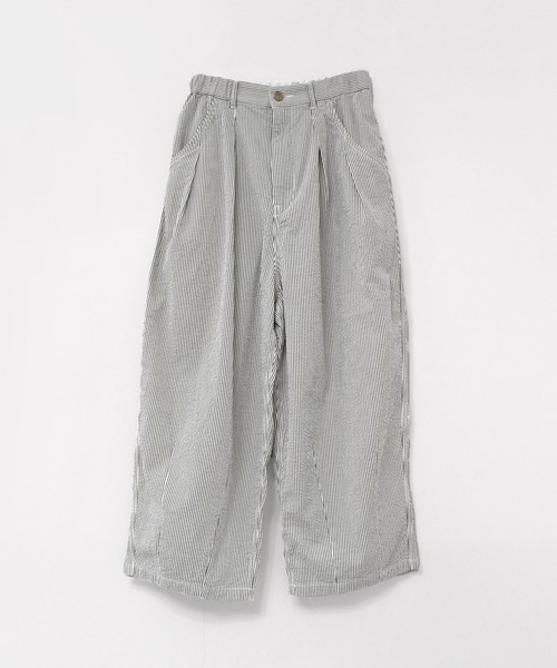 URCH RNA（アーチ アールエヌエー）の「R4450 ストライプのギャルソンパンツ（その他パンツ・レディース・ブラック×ホワイト/ブラウン系その他/グレー×ホワイト・FREE）」の7枚目の写真