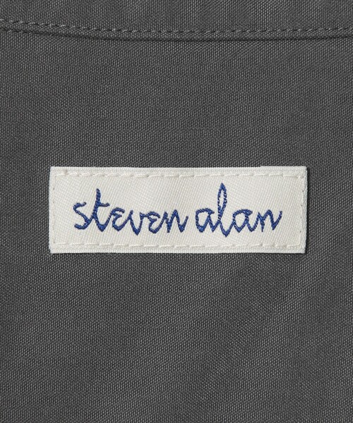 Steven Alan（スティーブンアラン）の「＜Steven Alan＞ ドレープ オープンカラー ショートスリーブ シャツ BOX（シャツ/ブラウス・メンズ・ダークグレー/ダークグリーン/オフホワイト・XL/L/M/S）」の18枚目の写真