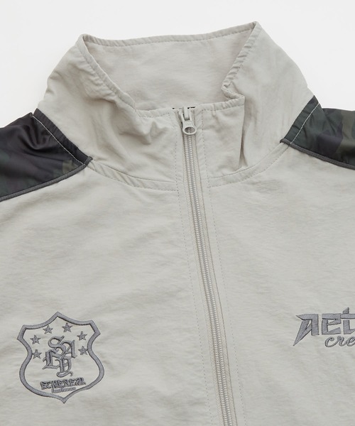 improves（インプローブス）の「総柄切替 トラックジャケット（ブルゾン・メンズ・グレー/ネイビー/ブラック・LARGE/SMALL）」の19枚目の写真