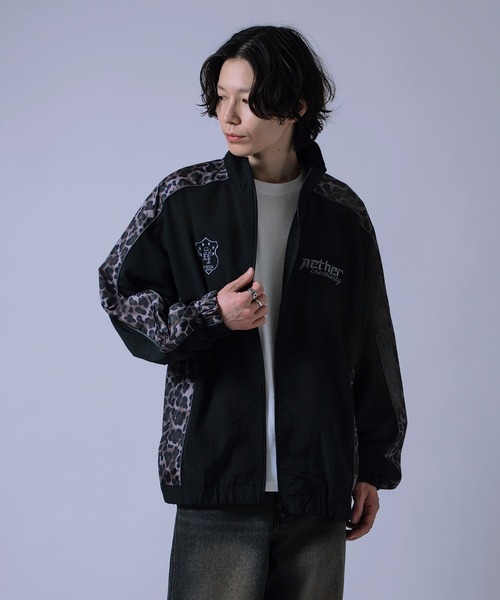 improves（インプローブス）の「総柄切替 トラックジャケット（ブルゾン・メンズ・グレー/ネイビー/ブラック・LARGE/SMALL）」の7枚目の写真