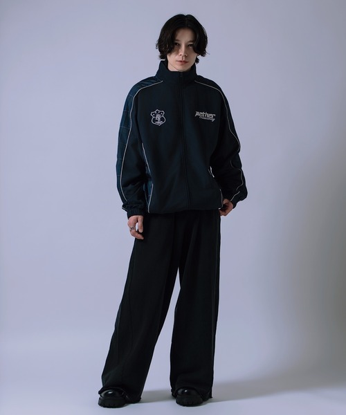 improves（インプローブス）の「総柄切替 トラックジャケット（ブルゾン・メンズ・グレー/ネイビー/ブラック・LARGE/SMALL）」の18枚目の写真