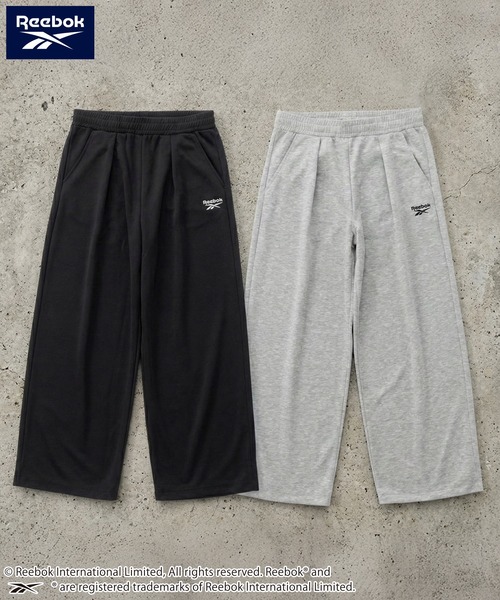 Reebok（リーボック）の「【karlas別注】Reebok リーボック タックワイドパンツ スウェットパンツ イージーパンツ（スウェットパンツ・メンズ・ブラック/杢グレー・M/L/LL）」の17枚目の写真