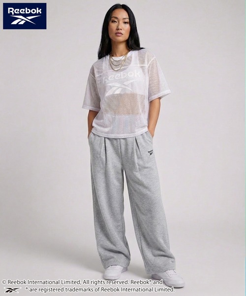 Reebok（リーボック）の「【karlas別注】Reebok リーボック タックワイドパンツ スウェットパンツ イージーパンツ（スウェットパンツ・メンズ・ブラック/杢グレー・M/L/LL）」の16枚目の写真
