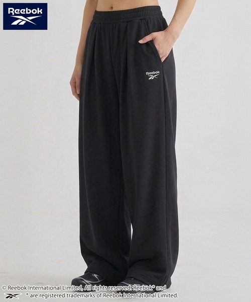 Reebok（リーボック）の「【karlas別注】Reebok リーボック タックワイドパンツ スウェットパンツ イージーパンツ（スウェットパンツ・メンズ・ブラック/杢グレー・M/L/LL）」の9枚目の写真