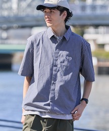 PENNEYS（ぺニーズ）の「PENNEYS ペニーズ 別注 THE FOX ロゴ ワンポイントワッペン刺繍 裾ドローコード チェック柄アソートルーズ半袖シャツ（シャツ/ブラウス）」