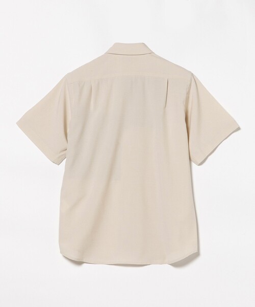 BEAMS HEART(ビームスハート)の「【8/6値下げ】コンビ 切替 ショートスリーブ シャツ(シャツ/ブラウス・メンズ・ベージュ/ネイビー・M/S/L/XL)」の6枚目の写真