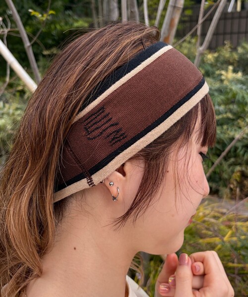 La Maison de Lyllis(メゾンドリリス)の「【La Maison de Lyllis/ラ メゾン ド リリス】INSITU BAND インサイチュバンド ヘアバンド(ヘアバンド・レディース・ブラウン・フリー)」の1枚目の写真