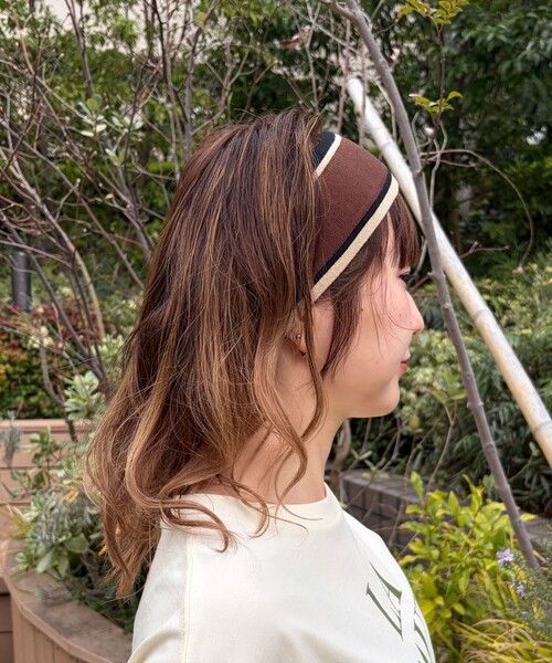 La Maison de Lyllis(メゾンドリリス)の「【La Maison de Lyllis/ラ メゾン ド リリス】INSITU BAND インサイチュバンド ヘアバンド(ヘアバンド・レディース・ブラウン・フリー)」の7枚目の写真