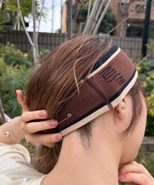 La Maison de Lyllis(メゾンドリリス)の「【La Maison de Lyllis/ラ メゾン ド リリス】INSITU BAND インサイチュバンド ヘアバンド(ヘアバンド・レディース・ブラウン・フリー)」の10枚目の写真
