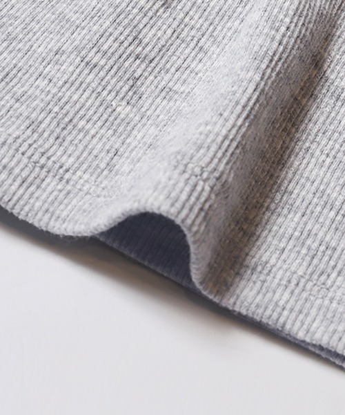 coca(coca)(コカ)の「リブ半袖カーディガン(カーディガン/ボレロ・レディース・グレー/ブラック・M/L/S)」の18枚目の写真