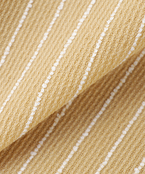 MATSUFUJI(マツフジ)の「MATSUFUJI / マツフジ VINTAGE FABRIC UTILITY SHIRT(シャツ/ブラウス・メンズ・イエロー・3/2)」の3枚目の写真