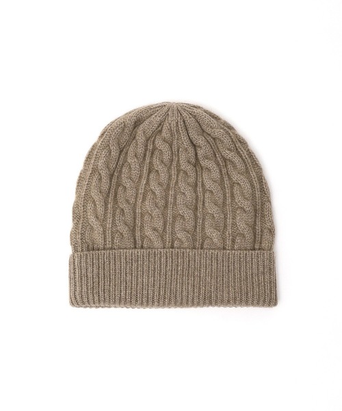 styles(スタイルス)の「SEMOH KNIT CAP 28-9-01(ニットキャップ/ビーニー・メンズ・ブラック/ベージュ・ONE SIZE)」の2枚目の写真