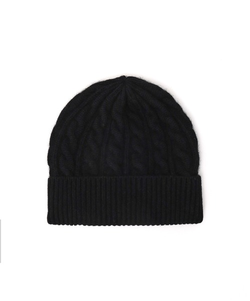 styles(スタイルス)の「SEMOH KNIT CAP 28-9-01(ニットキャップ/ビーニー・メンズ・ブラック/ベージュ・ONE SIZE)」の1枚目の写真
