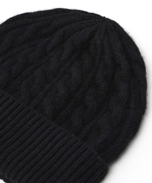 styles(スタイルス)の「SEMOH KNIT CAP 28-9-01(ニットキャップ/ビーニー・メンズ・ブラック/ベージュ・ONE SIZE)」の6枚目の写真