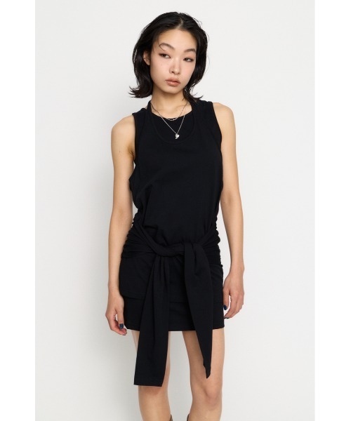 LAGUA GEM(ラグアジェム)の「LAYERED HALTER NECK ワンピース(ワンピース・レディース・ブラック/グレー/ホワイト・SMALL/MEDIUM)」の11枚目の写真