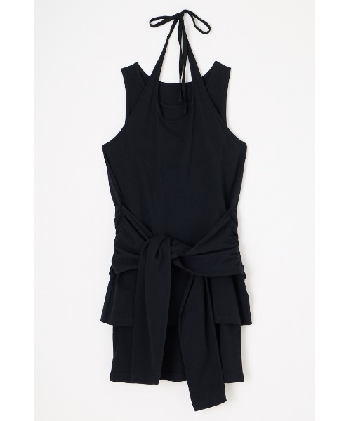 LAGUA GEM(ラグアジェム)の「LAYERED HALTER NECK ワンピース(ワンピース・レディース・ブラック/グレー/ホワイト・SMALL/MEDIUM)」の13枚目の写真