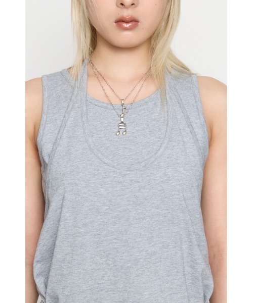 LAGUA GEM(ラグアジェム)の「LAYERED HALTER NECK ワンピース(ワンピース・レディース・ブラック/グレー/ホワイト・SMALL/MEDIUM)」の21枚目の写真
