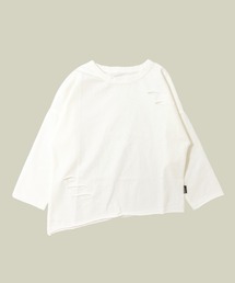 OSYAREVO（オシャレボ）の「キッズ ダメージ加工 長袖 トップス（Tシャツ/カットソー）」