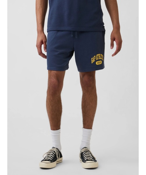 GAP(ギャップ)の「リラックスフィット フレンチテリー グラフィックショートパンツ(その他パンツ・メンズ・ブルー/グリーン/ネイビー/オフホワイト/イエロー/ブラック・XL/L/M/S/XS)」の20枚目の写真