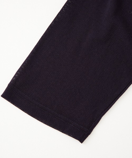 mizuiroind（ミズイロインド）の「【WEB限定】[mizuiro ind/ミズイロインド] メッシュニット ワイドシルエット ロングスリーブTシャツ（Tシャツ/カットソー・レディース・ブラック/ネイビー・F）」の16枚目の写真