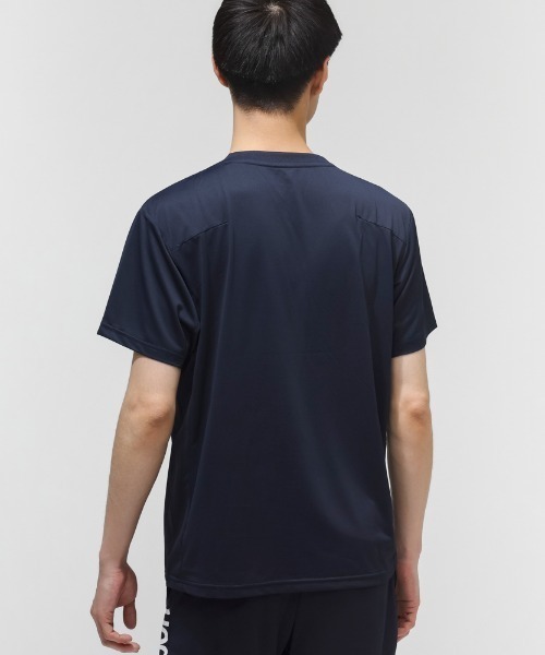 MoveSport(ムーブスポーツ)の「ムーブスポーツ クーリスト半袖シャツ(Tシャツ/カットソー・メンズ・ホワイト/ブルー系その他/ネイビー/ブルー・M/L/LL/3L)」の14枚目の写真