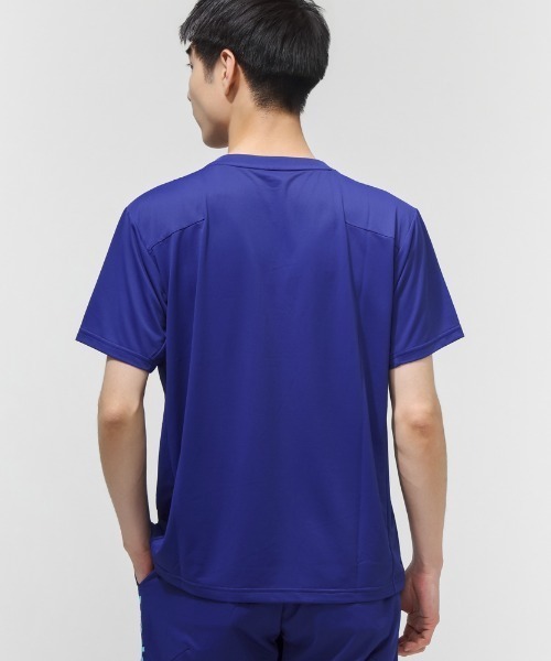 MoveSport(ムーブスポーツ)の「ムーブスポーツ クーリスト半袖シャツ(Tシャツ/カットソー・メンズ・ホワイト/ブルー系その他/ネイビー/ブルー・M/L/LL/3L)」の10枚目の写真