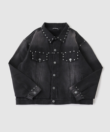 WISM（ウィズム）の「INTODUSK / イントゥダスク STUDS DENIM JACKET（デニムジャケット）」