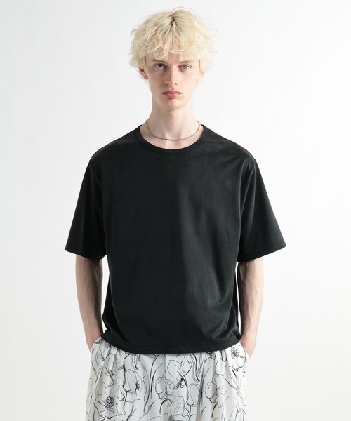 HARE（ハレ）の「【接触冷感】Premiumフィブリルカット(HARE)（Tシャツ/カットソー・メンズ・グレー/ブラウン/ブラック・MEDIUM/SMALL）」の2枚目の写真