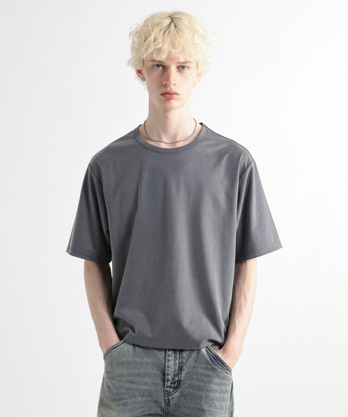 HARE（ハレ）の「【接触冷感】Premiumフィブリルカット(HARE)（Tシャツ/カットソー・メンズ・グレー/ブラウン/ブラック・MEDIUM/SMALL）」の14枚目の写真