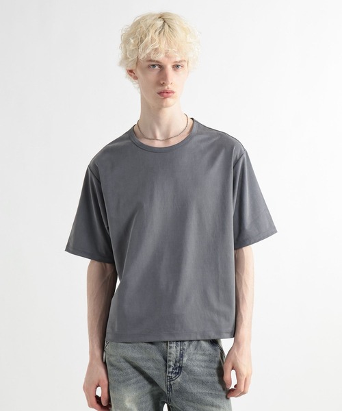 HARE（ハレ）の「【接触冷感】Premiumフィブリルカット(HARE)（Tシャツ/カットソー・メンズ・グレー/ブラウン/ブラック・MEDIUM/SMALL）」の15枚目の写真