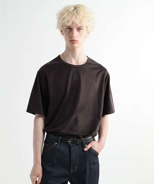 HARE（ハレ）の「【接触冷感】Premiumフィブリルカット(HARE)（Tシャツ/カットソー・メンズ・グレー/ブラウン/ブラック・MEDIUM/SMALL）」の16枚目の写真