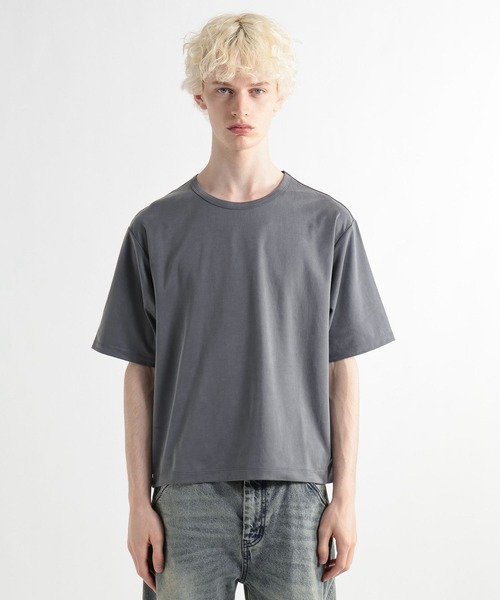 HARE（ハレ）の「【接触冷感】Premiumフィブリルカット(HARE)（Tシャツ/カットソー・メンズ・グレー/ブラウン/ブラック・MEDIUM/SMALL）」の18枚目の写真