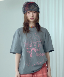 WARPED DOLLY TEE_GREY(NG2GMUT516A)
