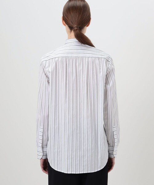 BOURRIENNE ParisX(ブリエンヌパリディス)の「BOURRIENNE AMAZONE ストライプシャツ(シャツ/ブラウス・レディース・ホワイト系その他・36)」の5枚目の写真