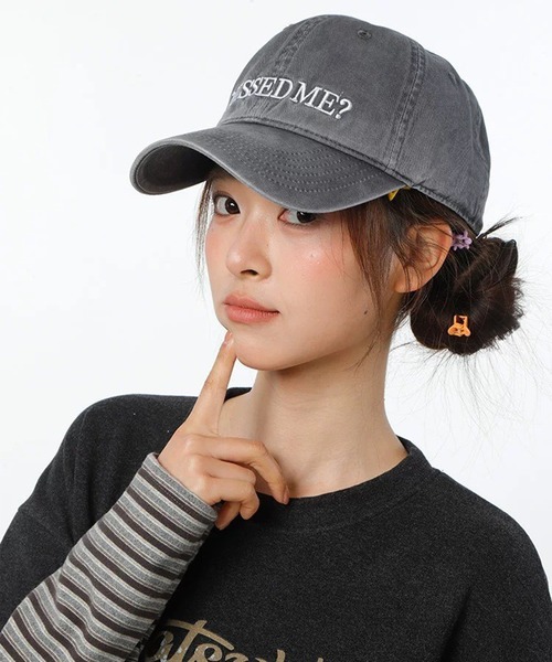 LYEON（リヨン）の「ピグメント刺繍ロゴキャップ（キャップ・レディース・ブラック/グレー/グリーン・FREE）」の6枚目の写真