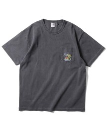 HOUSTON ピグメント加工プリントTシャツ(TIGER)