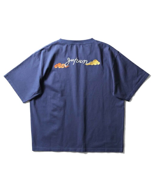HOUSTON(ヒューストン)の「HOUSTON スーベニアTシャツ(CAT)(Tシャツ/カットソー・メンズ・ターコイズブルー/ピンク/ネイビー/ナチュラル・1/0)」の6枚目の写真