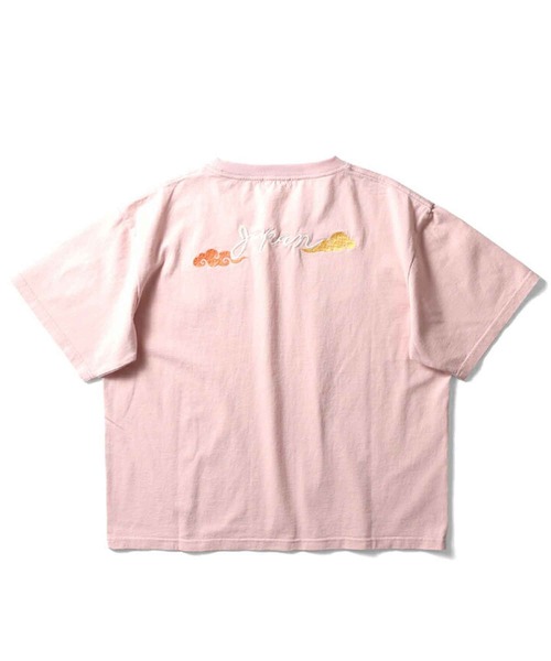 HOUSTON(ヒューストン)の「HOUSTON スーベニアTシャツ(CAT)(Tシャツ/カットソー・メンズ・ターコイズブルー/ピンク/ネイビー/ナチュラル・1/0)」の8枚目の写真