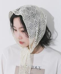 SMELLY | クロシェサンカクスカーフ(バンダナ/スカーフ)