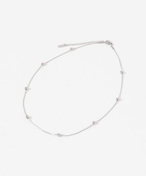 URBAN RESEARCH Sonny Label(アーバンリサーチサニーレーベル)の「ステンレスボール×スネークチェーンネックレス(ネックレス・レディース・ゴールド/シルバー・ONE)」の6枚目の写真