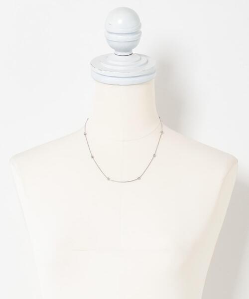 URBAN RESEARCH Sonny Label(アーバンリサーチサニーレーベル)の「ステンレスボール×スネークチェーンネックレス(ネックレス・レディース・ゴールド/シルバー・ONE)」の7枚目の写真