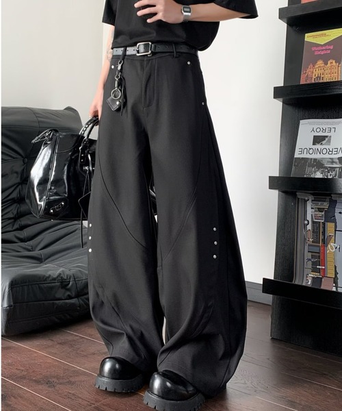 SHIBUYA Zy.(シブヤジー)の「Noir volume line ワイドバルーンパンツ(その他パンツ・メンズ・ブラック・S/L/M)」の2枚目の写真