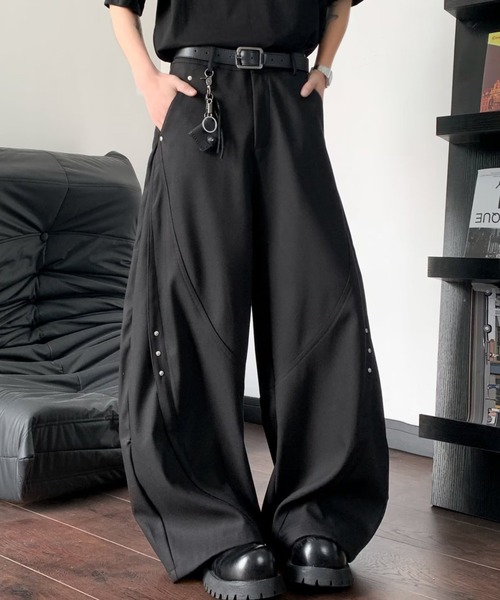 SHIBUYA Zy.(シブヤジー)の「Noir volume line ワイドバルーンパンツ(その他パンツ・メンズ・ブラック・S/L/M)」の4枚目の写真
