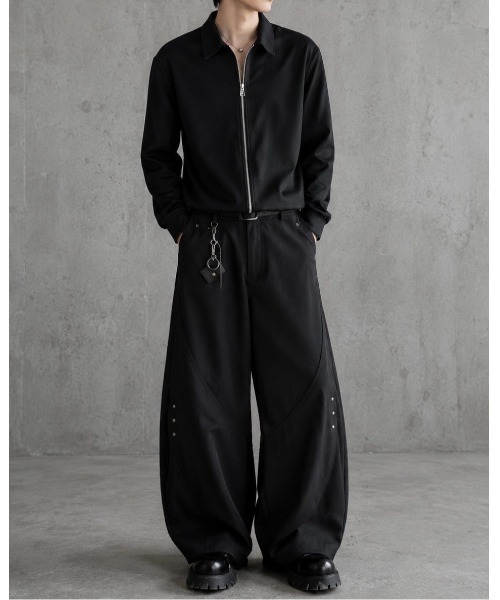 SHIBUYA Zy.(シブヤジー)の「Noir volume line ワイドバルーンパンツ(その他パンツ・メンズ・ブラック・S/L/M)」の7枚目の写真