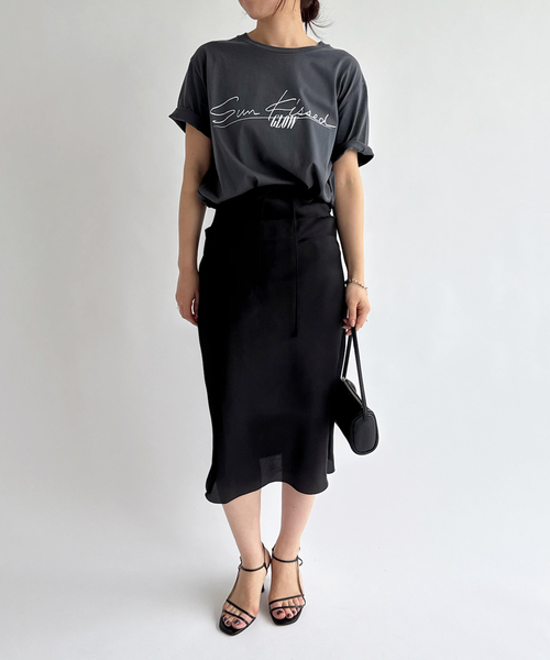 EDIT. FOR LULU（エディットフォールル）の「Sun Kissed T（Tシャツ/カットソー・レディース・チャコールグレー/ホワイト・FREE）」の15枚目の写真