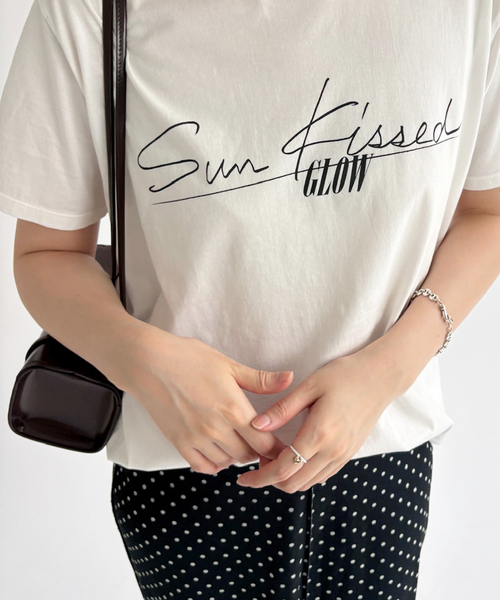 EDIT. FOR LULU（エディットフォールル）の「Sun Kissed T（Tシャツ/カットソー・レディース・チャコールグレー/ホワイト・FREE）」の16枚目の写真