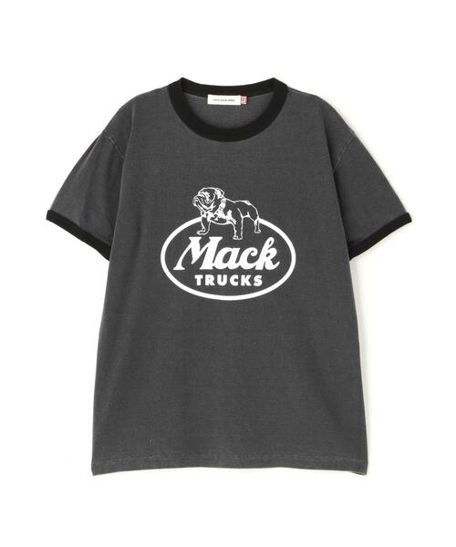 FREE'S MART(フリーズマート)の「MACK TRUCKS Ringer Tshirts(Tシャツ/カットソー・レディース・グレー・SMALL)」の1枚目の写真
